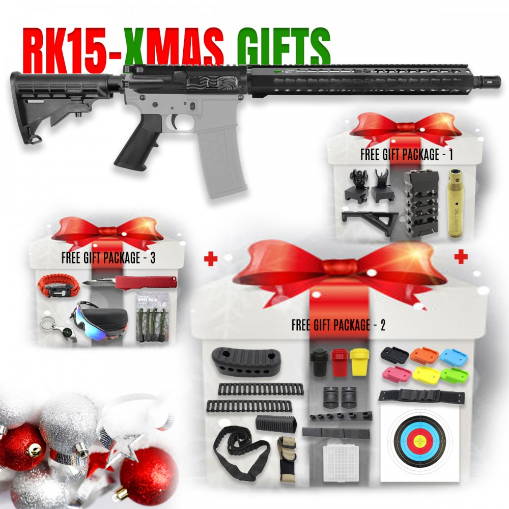 AR-15 5.56 NATO 16" CARBINE KIT WITH 16" KEYMOD HANDGUARD - FREE GIFTS